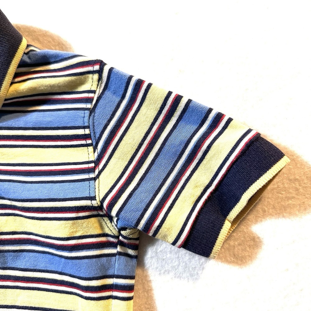 Vintage 90s McKids Polo Shirt Size 12 Month Toddler Boy Striped - Picture 4 of 7
